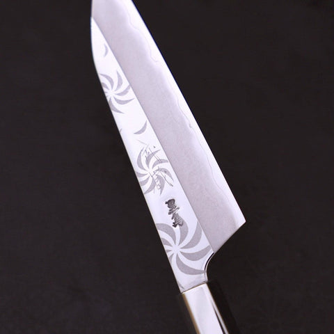 Petty Silver Steel #3 Walnut Kemanmon Handle 135mm