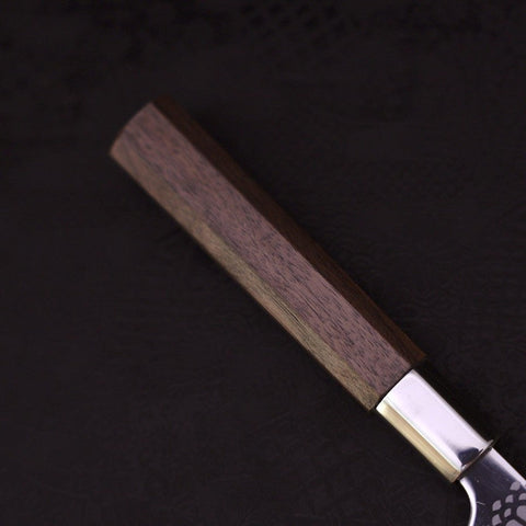 Petty Silver Steel #3 Kiku Manico Noce 135mm