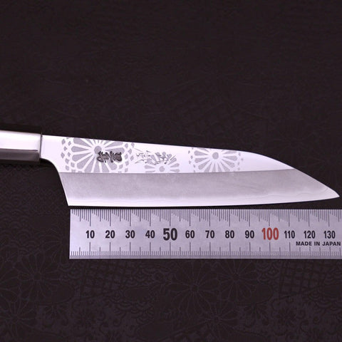 Petty Silver Steel #3 Kiku Manico Noce 135mm