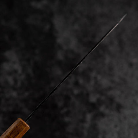 Petty Stainless Clad AUS-8 Kurouchi Tsuchime Yaki Urushi Handle 155mm