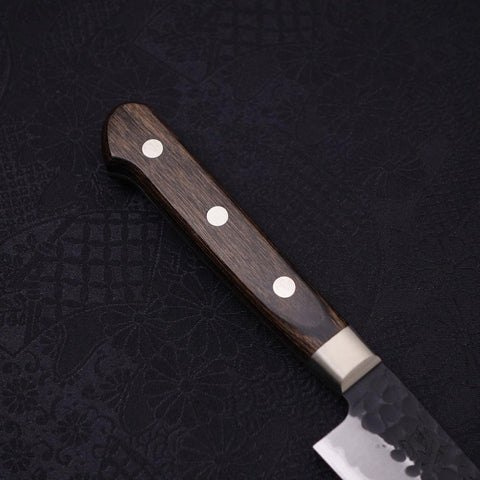 Petty Stainless Clad Blue Super Kurouchi Tsuchime Western Handle 150mm