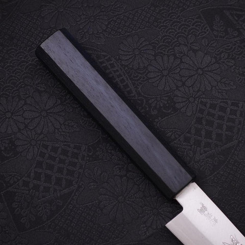 Petty Stainless Clad Blue Super Polished Dark Blue Handle 145mm