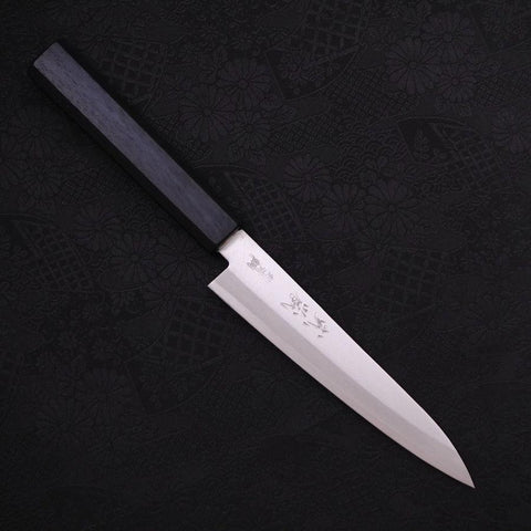 Petty Stainless Clad Blue Super Polished Dark Blue Handle 145mm