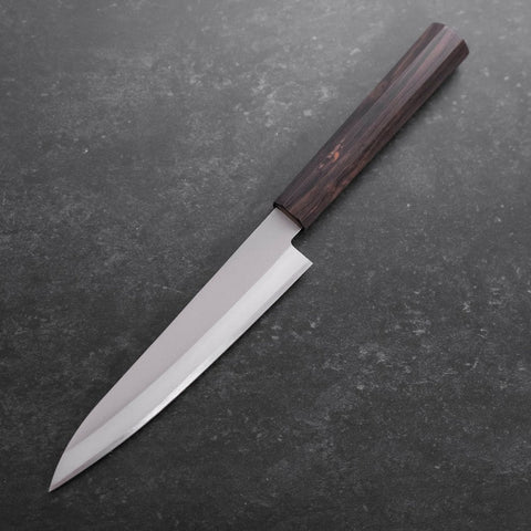 Petty Stainless Clad Blue Super Polished Ebony Handle 145mm