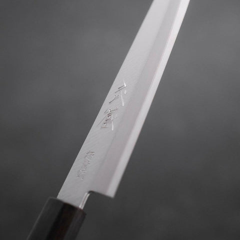 Petty Stainless Clad Blue Super Polished Ebony Handle 145mm