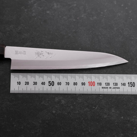 Petty Stainless Clad Blue Super Polished Ebony Handle 145mm