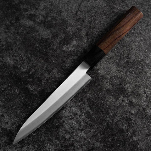Petty Stainless Clad Blue Super Polished Shitan Handle 150mm