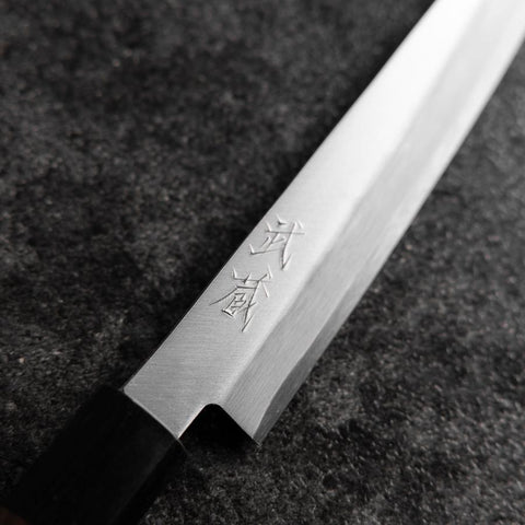 Petty Stainless Clad Blue Super Polished Shitan Handle 150mm