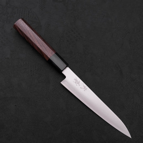 Petty Stainless Clad Blue Super Polished Shitan Handle 150mm