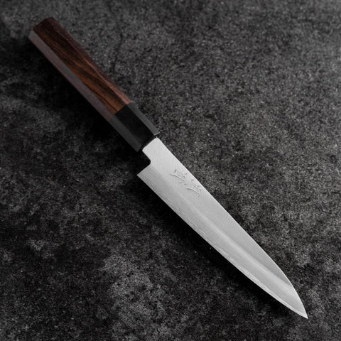 Petty Stainless Clad Blue Super Polished Shitan Handle 150mm