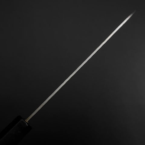 Petty Stainless Clad Blue Super Tsuchime Buffalo Ebony Handle 135mm