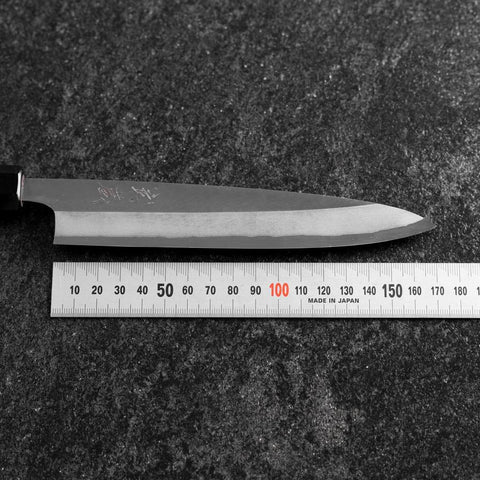 Petty Stainless Clad White Steel #2 Polished Buffalo Ebony Handle 170mm