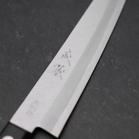 Petty VG-1 Polished Western Black Handle 145mm (Tsuba-nashi)