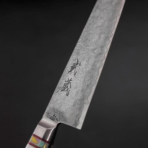Petty VG-10 Damascus Artificial Stone Rainbow Handle 150mm