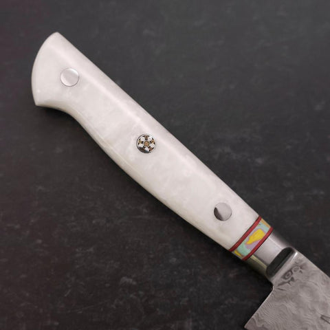 Petty VG-10 Damascus Artificial Stone Rainbow Handle 150mm
