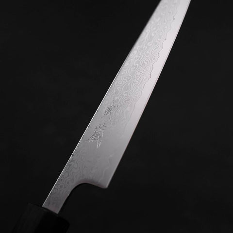 Petty VG-10 Damascus Dark Blue Urushi Handle 140mm