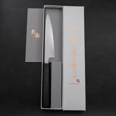 Petty VG-10 Damascus Dark Blue Urushi Handle 140mm