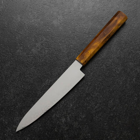 Petty VG-10 Damascus Yellow-Brown Birch Handle 150mm