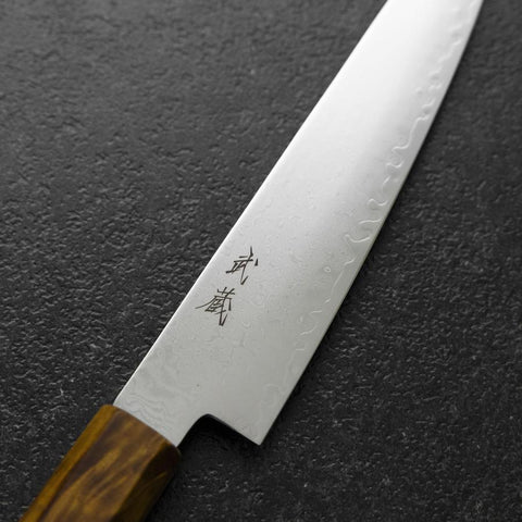 Petty VG-10 Damascus Yellow-Brown Birch Handle 150mm