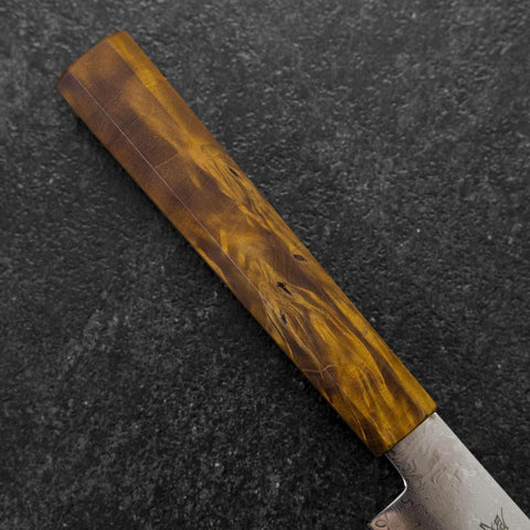 Petty VG-10 Damascus Yellow-Brown Birch Handle 150mm