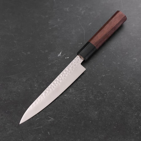 Petty VG-10 Tsuchime Damascus Shitan Handle 150mm