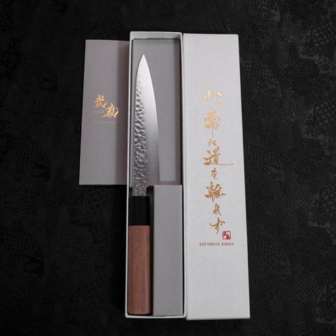 Petty VG-10 Tsuchime Damascus Walnut Handle 150mm