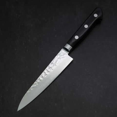 Petty VG-10 Tsuchime Damascus Western-Blue Handle 135mm
