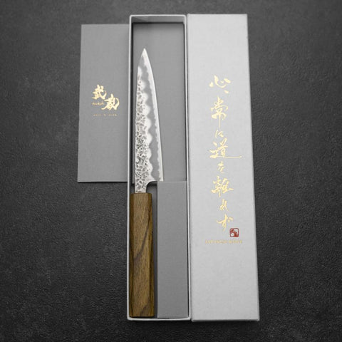 Petty White Steel #1 Tsuchime Oak Handle 140mm