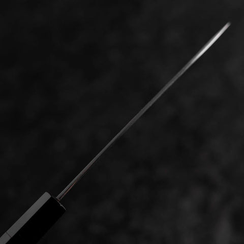 Petty White Steel #2 Kurouchi Buffalo Ebony Handle 130mm