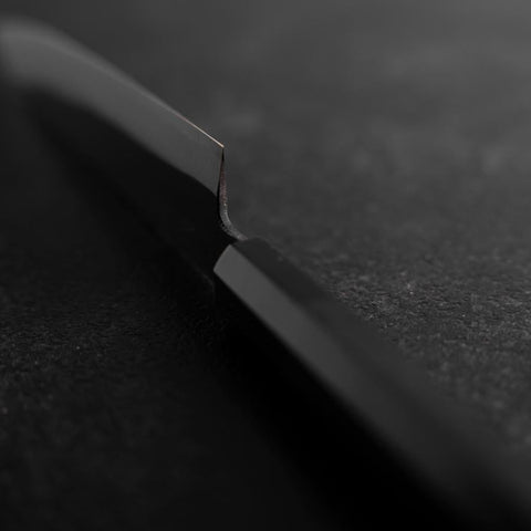 Petty White Steel #2 Kurouchi Buffalo Ebony Handle 160mm