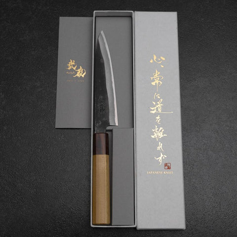 Petty White Steel #2 Kurouchi Zelkova Handle 150mm