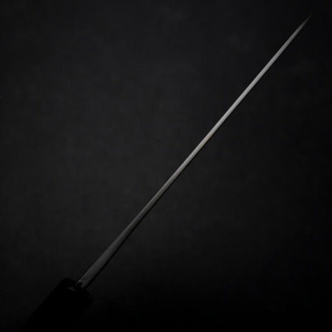 Petty White Steel #2 Stainless Clad Kurouchi Chokin Butterfly Buffalo Ebony Handle 150mm