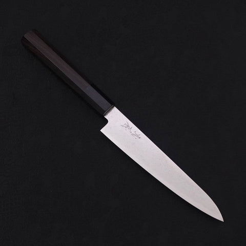 Petty ZA-18 Damascus Buffalo Ebony Handle 150mm
