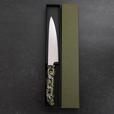Petty ZA-18 Damascus Ceramics Dragon Handle 150mm