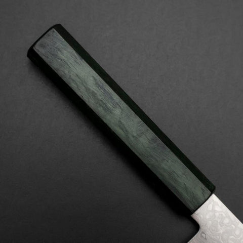 Petty ZA-18 Damascus Green Urushi Handle 150mm