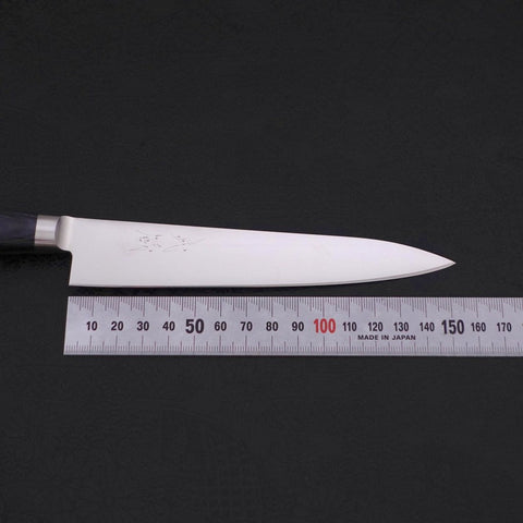 Petty knife AUS-8 Polished Western Blue Handle 150mm
