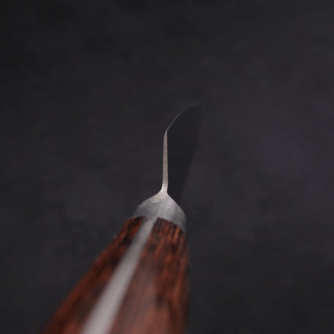 Petty Knife AUS-8 Polished Western Mahogany Handle 120mm