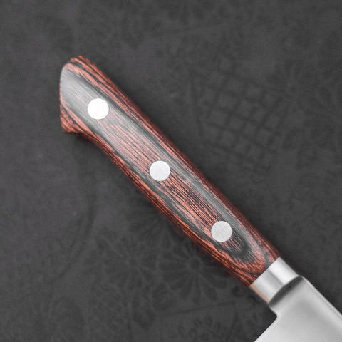 Petty knife AUS-8 Polished Western Mahogany Handle 150mm
