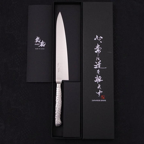 Petty Knife VG-5 Polished Western Handle 180mm