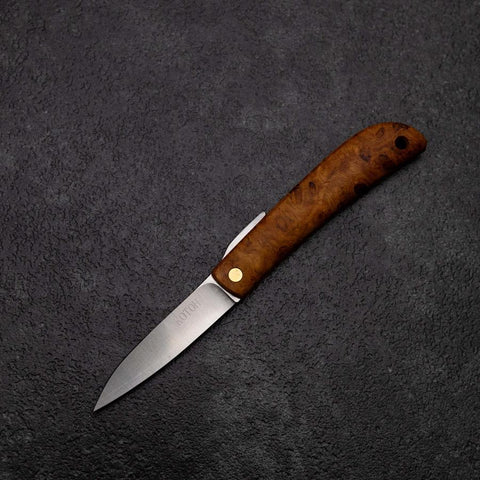 Pocket Knife VG-10 Karin 60mm with Leather Sheath