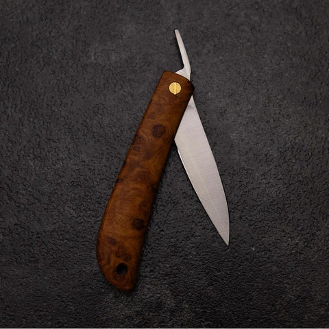Pocket Knife VG-10 Karin 60mm with Leather Sheath
