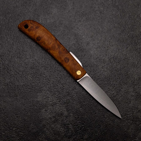 Pocket Knife VG-10 Karin 60mm with Leather Sheath