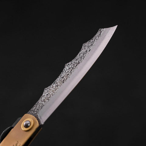 Ryubu-Dragon Brass Higonokami Aogami 120mm