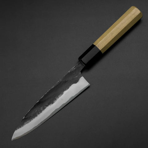 Sabaki Blue Steel #1 Kurouchi Buffalo Magnolia Handle 150mm