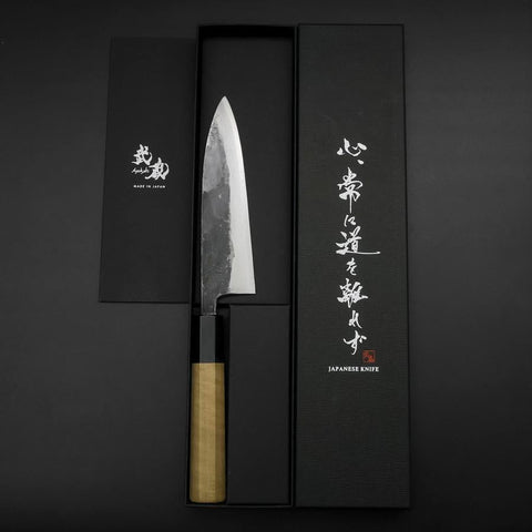 Sabaki Blue Steel #1 Kurouchi Buffalo Magnolia Handle 150mm