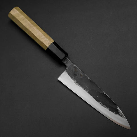 Sabaki Blue Steel #1 Kurouchi Buffalo Magnolia Handle 150mm
