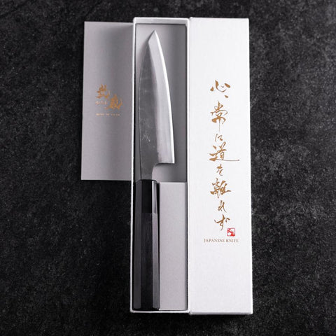 Sabaki White Steel #2 Kurouchi Buffalo Ebony Handle 140mm