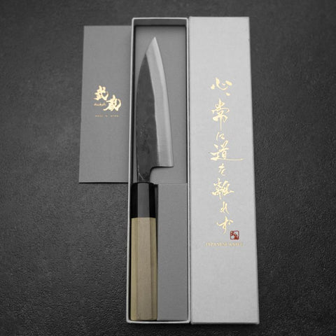 Sabaki White Steel #2 Kurouchi Buffalo Magnolia Handle 140mm