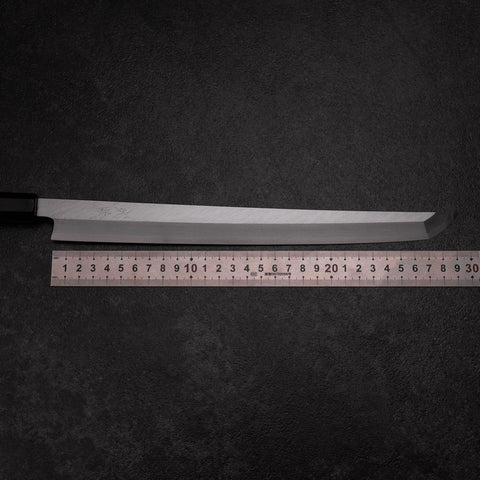 Sakimaru Takohiki Blue Steel #2 Kasumi Buffalo Ebony Handle 300mm