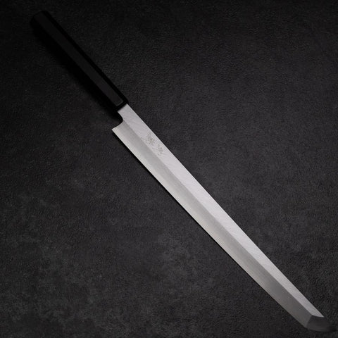 Sakimaru Takohiki Blue Steel #2 Kasumi Buffalo Ebony Handle 300mm